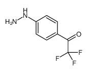 Ethanone, 2,2,2-trifluoro-1-(4-hydrazinophenyl)- (9CI)结构式