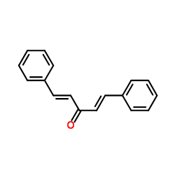 trans,trans-dibenzalacetone structure