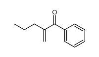 1-phenyl-2-propyl-2-propen-1-one Structure