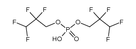bis(1,1,3-trihydroperfluoropropyl) hydrogen phosphate结构式
