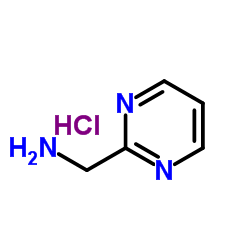 2-氨基甲基嘧啶盐酸盐结构式