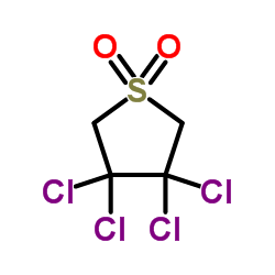 3,3,4,4-Tetrachlorotetrahydrothiophene 1,1-dioxide structure