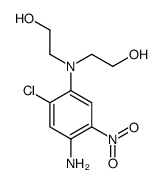 2-[4-amino-2-chloro-N-(2-hydroxyethyl)-5-nitroanilino]ethanol Structure