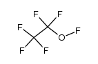 Fluoroxypentafluoroethane Structure