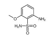2-氨基-6-甲氧基苯磺酰胺结构式
