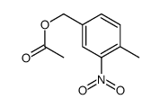 (4-methyl-3-nitrophenyl)methyl acetate Structure