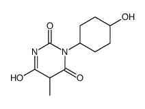 1-(4-hydroxycyclohexyl)-5-methyl-1,3-diazinane-2,4,6-trione结构式