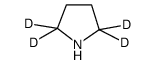 四氢吡咯-D4结构式
