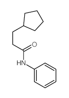 3-cyclopentyl-N-phenyl-propanamide Structure