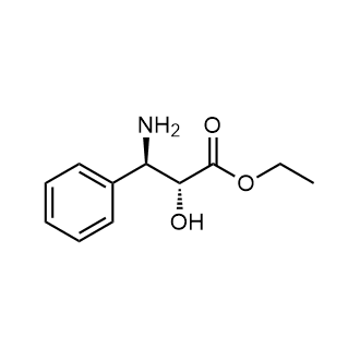 (2R,3R)-3-氨基-2-羟基-3-苯基丙酸乙酯结构式