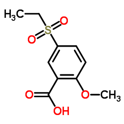 5-(Ethylsulfonyl)-2-methoxybenzoic acid Structure
