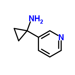 1-(3-Pyridinyl)cyclopropanamine Structure