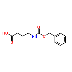 N-苄氧羰基-4-氨基丁酸结构式