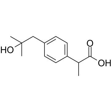 2-Hydroxy Ibuprofen Structure