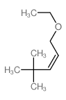 1-ethoxy-4,4-dimethyl-pent-2-ene结构式