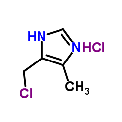 5-(氯甲基)-4-甲基-1H-咪唑盐酸盐结构式