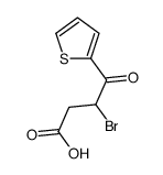 3-BROMO-4-OXO-4-THIEN-2-YLBUTANOIC ACID Structure