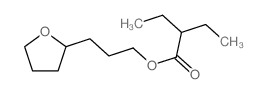 3-(oxolan-2-yl)propyl 2-ethylbutanoate结构式