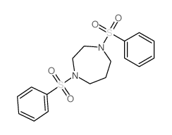 1H-1,4-Diazepine,hexahydro-1,4-bis(phenylsulfonyl)- Structure