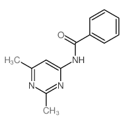 N-(2,6-dimethylpyrimidin-4-yl)benzamide结构式
