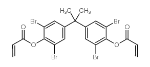 2,2,6,6-四溴双苯酚a二丙烯酸酯结构式