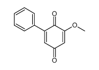 2-methoxy-6-phenyl-1,4-benzoquinone Structure