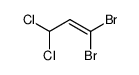 1,1-dibromo-3,3-dichloropropene Structure