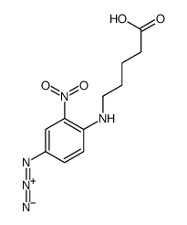 5-(4-azido-2-nitroanilino)pentanoic acid Structure
