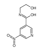 N-(2-hydroxyethyl)-5-nitropyridine-3-carboxamide Structure