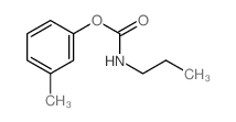 (3-methylphenyl) N-propylcarbamate Structure