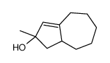 2-methyl-4,5,6,7,8,8a-hexahydro-1H-azulen-2-ol Structure
