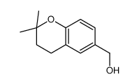 (2,2-dimethyl-3,4-dihydrochromen-6-yl)methanol结构式