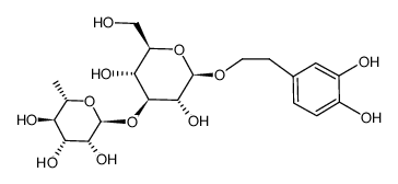 脱咖啡酰基毛蕊糖苷结构式