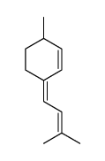 3-methyl-6-(3-methylbut-2-enylidene)cyclohexene Structure