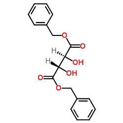 (a")-Dibenzyl-D-tartrate Structure