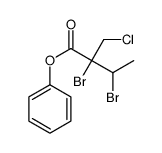 phenyl 2,3-dibromo-2-(chloromethyl)butanoate Structure
