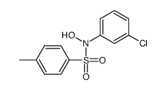 N-(3-chlorophenyl)-N-hydroxy-4-methylbenzenesulfonamide结构式