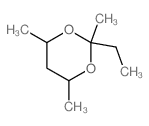 1,3-Dioxane,2-ethyl-2,4,6-trimethyl-结构式