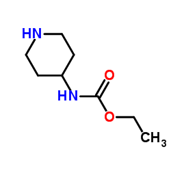 4-氨基乙氧羰基哌啶结构式