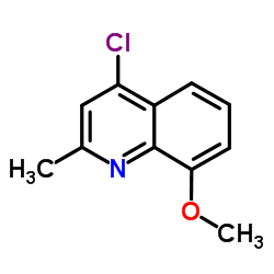 4-Chloro-8-methoxy-2-methylquinoline Structure