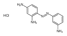 4-[(3-aminophenyl)diazenyl]benzene-1,3-diamine,hydrochloride Structure