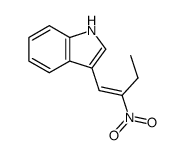 3-(2'-ethyl-2'-nitrovinyl)-6-indole结构式