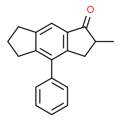 2-methyl-4-phenyl-2,3,6,7-tetrahydros-indacen-1(5H)-one Structure