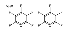 1,2,3,4,5-pentafluorobenzene-6-ide,ytterbium(2+) Structure