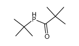 tert-butylpivaloylphosphine结构式