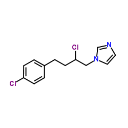 1-[2-Chloro-4-(4-chlorophenyl)butyl]-1H-imidazole structure