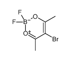 difluoro-(3-bromopentan-2,4-dionato)-Boron结构式