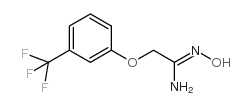 n'-hydroxy-2-[3-(trifluoromethyl)phenoxy]ethanimidamide Structure
