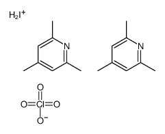 iodine(1+) monohydride,2,4,6-trimethylpyridine,perchlorate Structure