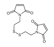 二硫基-双马来酰亚胺基乙烷结构式